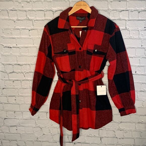 NWT Laundry by Shelli Seagal plaid shacket . XS - Picture 2 of 6
